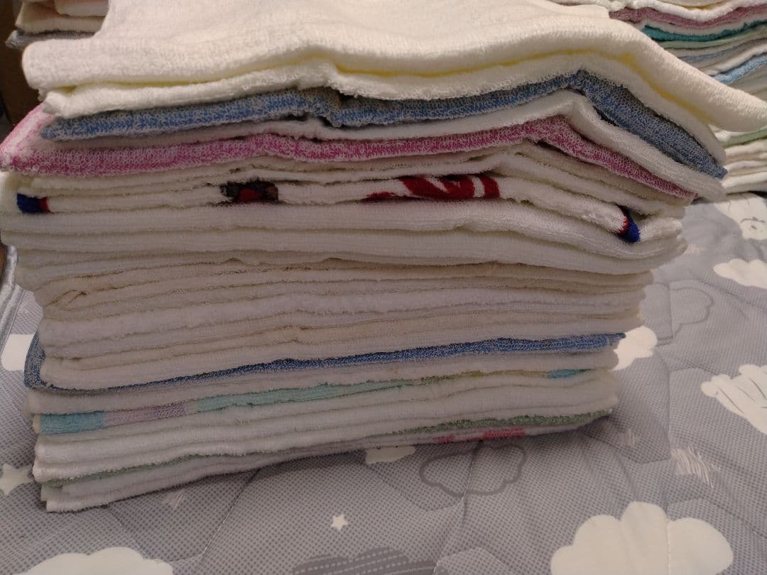 粗品タオル フェイスタオル 120枚 まとめ売り