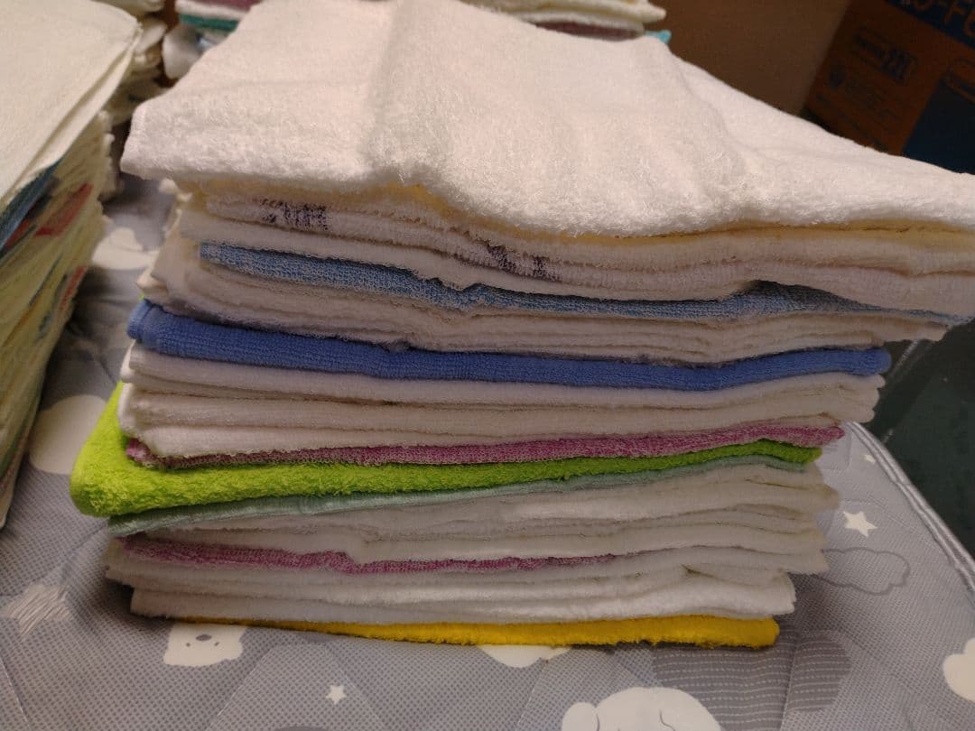 粗品タオル フェイスタオル 120枚 まとめ売り