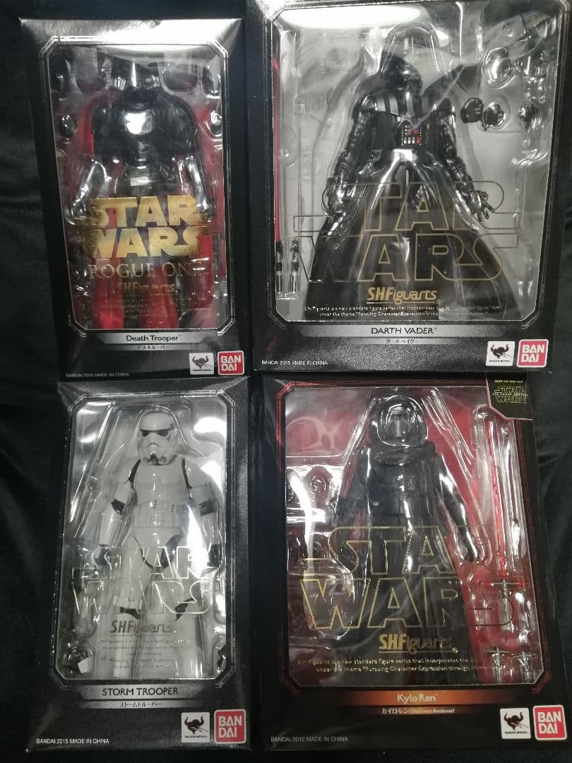専用化　４体　開封品　注意２点必読　S.H.Figuarts スターウォーズ