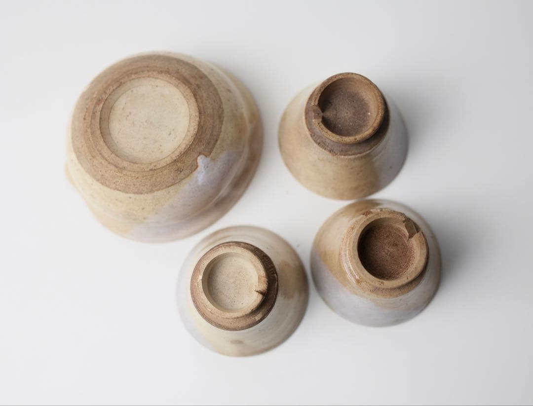 時代煎茶器 宝瓶 宝塚焼 萩焼 煎茶碗 茶盆 セット - メルカリ