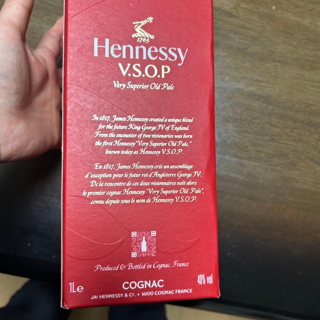 Hennessy V.S.O.P コニャック 1L 40% T116342203 - ウイスキー