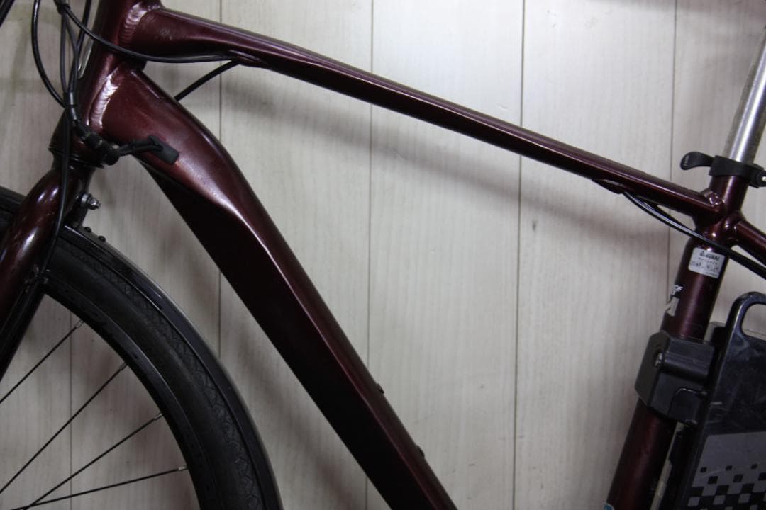 あさひ製 オフィスプレスe-L 700C 8速 大容量9.6AH クロス電動