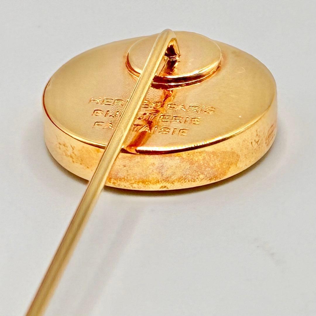 極美品】HERMES エルメス コロゾ ピンブローチ 馬 ゴールド 箱付き