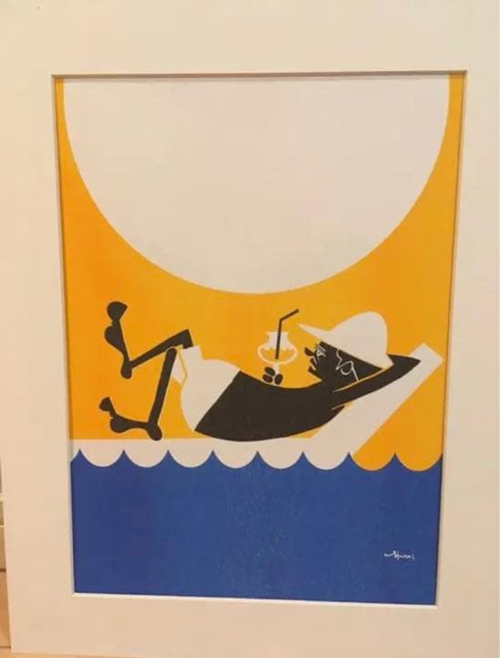 花井祐介 ポスター greenroom hanai yusuke 額付き 花井祐介 グリーンルーム イラスト アートワーク 額付き ポスター 超