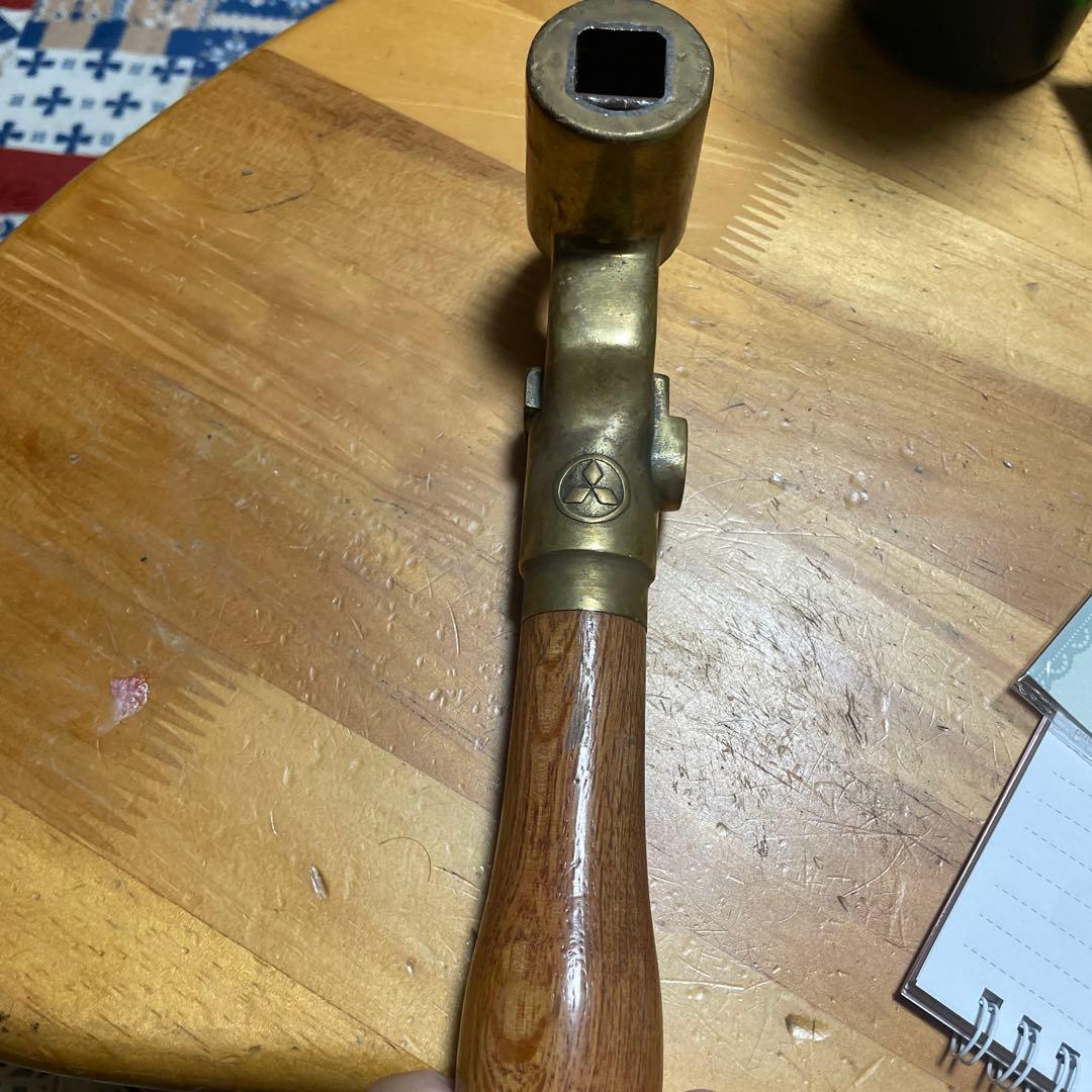 鉄道　ブレーキ　レバー　三菱マーク有り