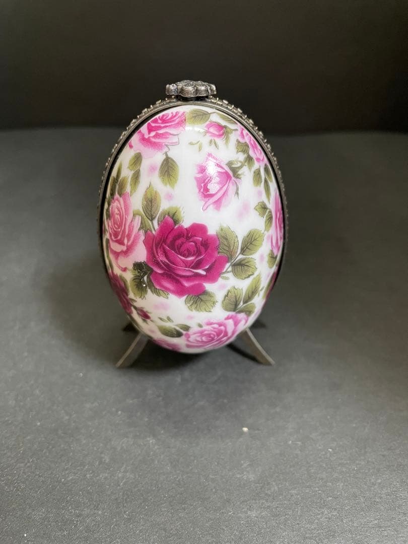 アンティーク リモージュエッグパフュームボトルボックス