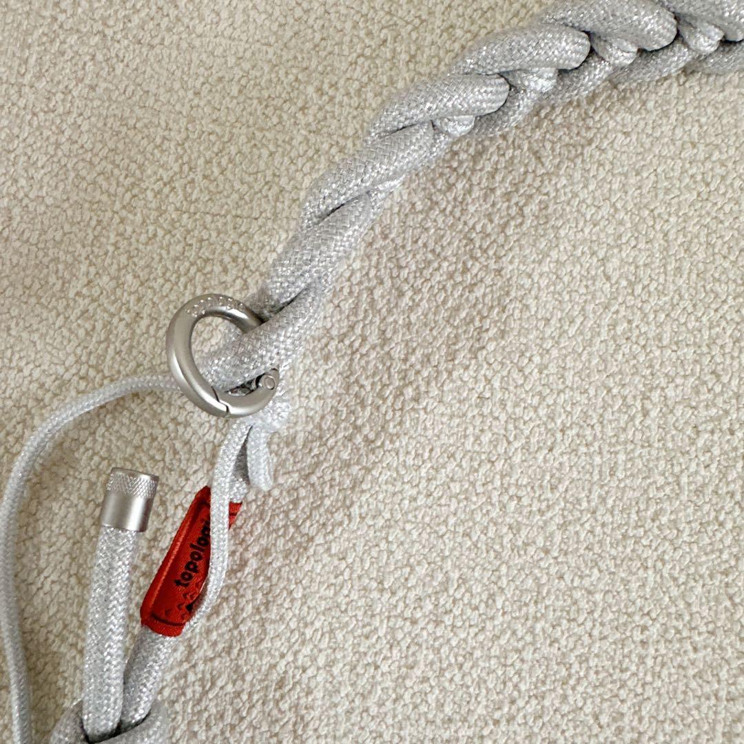 Topologie トポロジー 8.0mm ブレイデッド オーロープ　シルバー