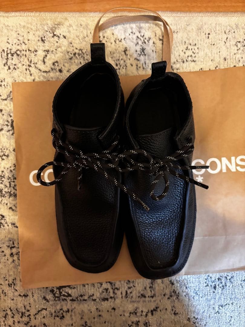 靴 Leather Moccasin Shoes 23.5cm TODAYFUL