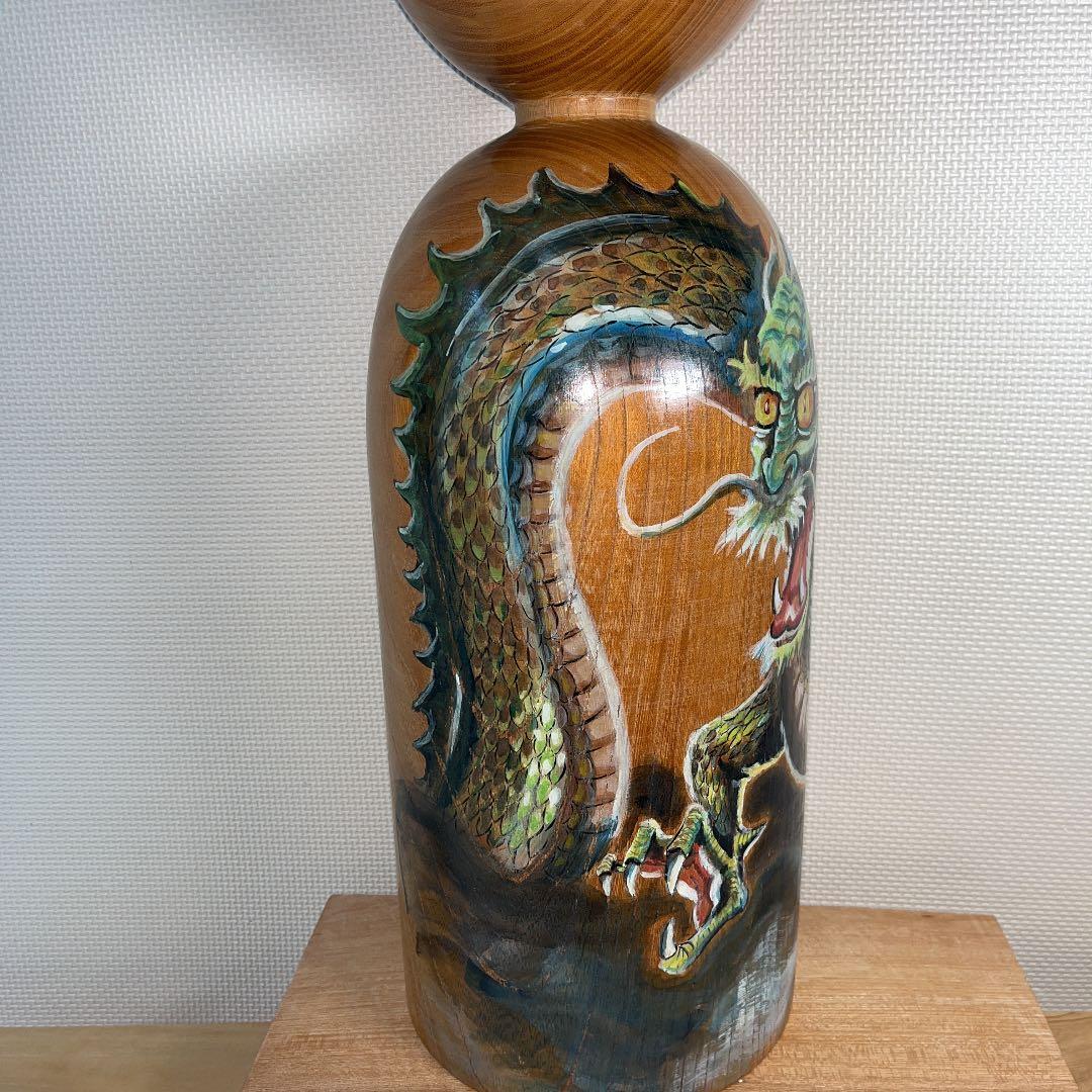 ⭕️⭕️2尺大 伝統こけし 木地山こけし 師匠伊藤常治 元祖 佐々木