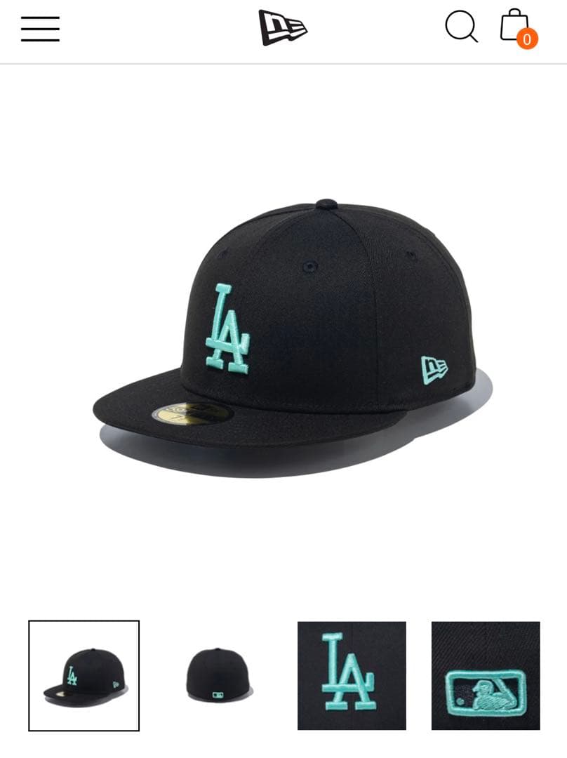 59FIFTY Bluetint ドジャース ニューエラ ティファニー7-5/8 メンズ