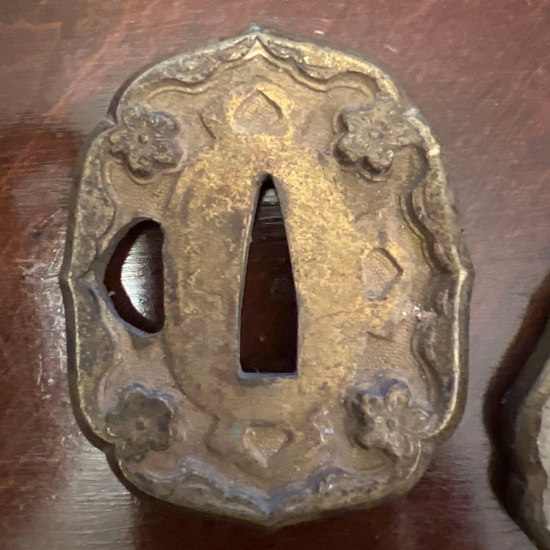 大日本帝国 陸軍 九五式軍刀 下士官軍刀 曹長刀 初期型 真鍮製 極厚 鐔 鍔