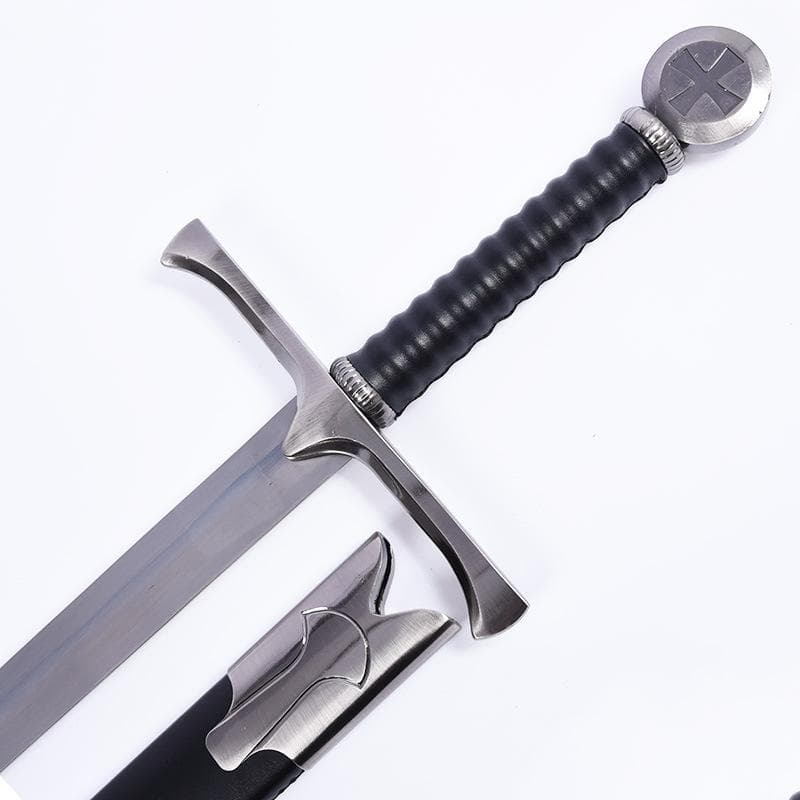 騎士剣-クロス 日本刀 模造刀 居合刀 武士道 武蔵 鑑賞用 手鍛造打