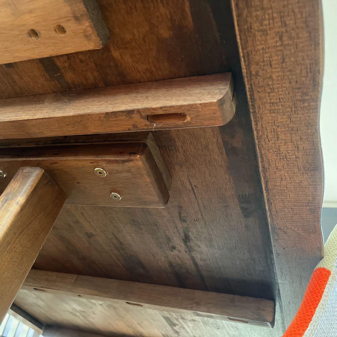 美品】ナチュラルウッド ダイニングテーブル 幅190cm 6人~8人