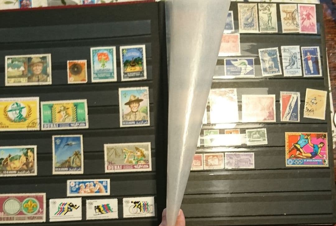 438) 使用済み切手 国内-外国