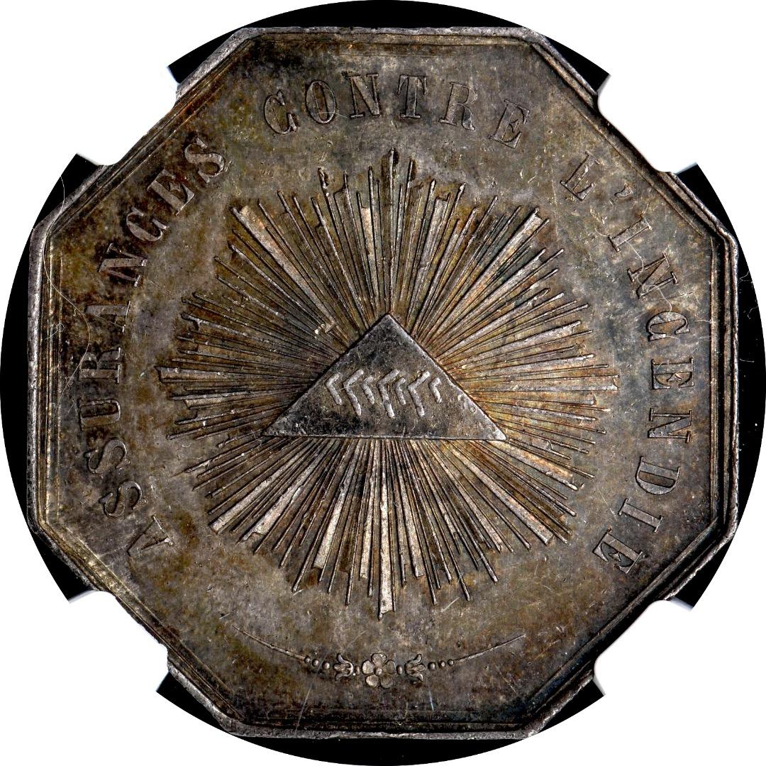 19世紀 フランス製 ジェトン MS 61