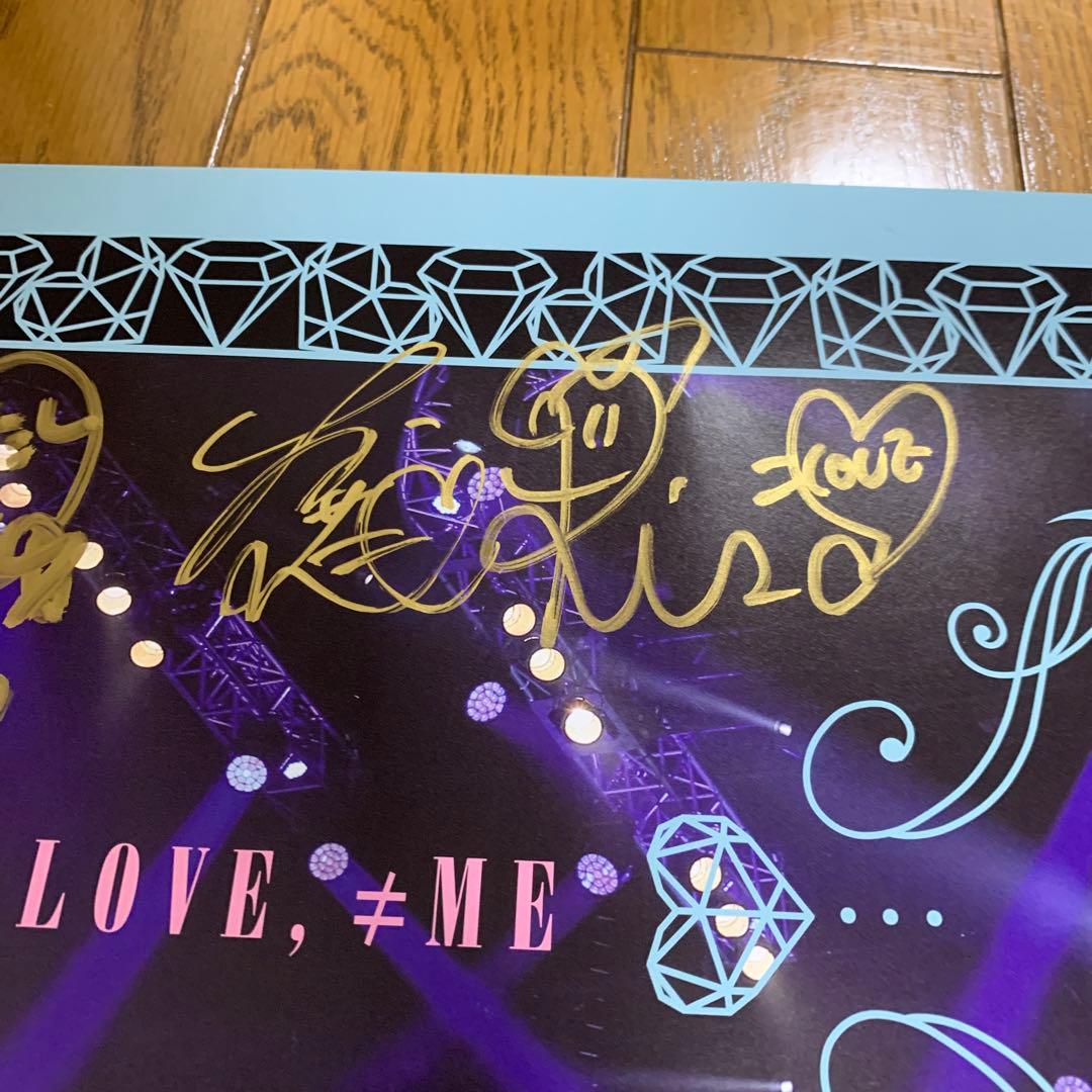 直筆サイン入り 24 girls 2020 =LOVE・≠ME B2 ポスター