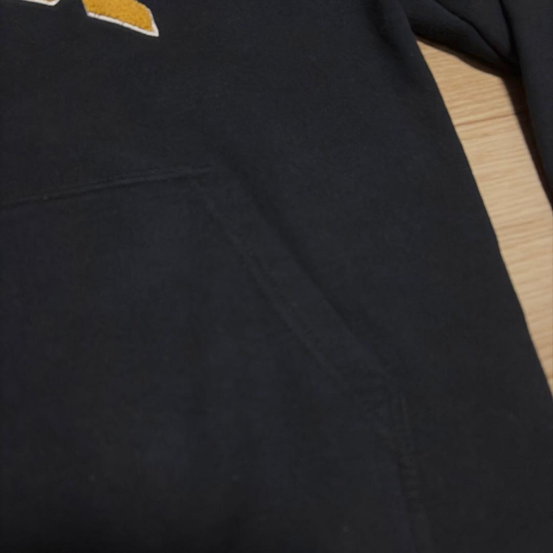 専用　Stüssy ステューシー パイルロゴ アーチロゴ パーカー ブラック