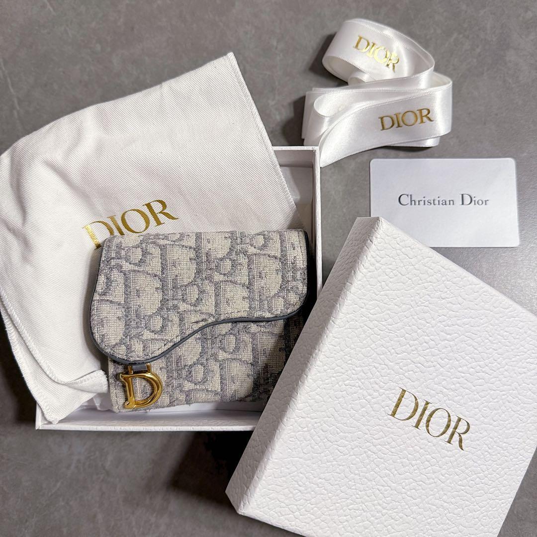 Dior ミニ財布 Dior ディオール Lady Dior Gardenia ウォレット ミニ S0178ONMJ