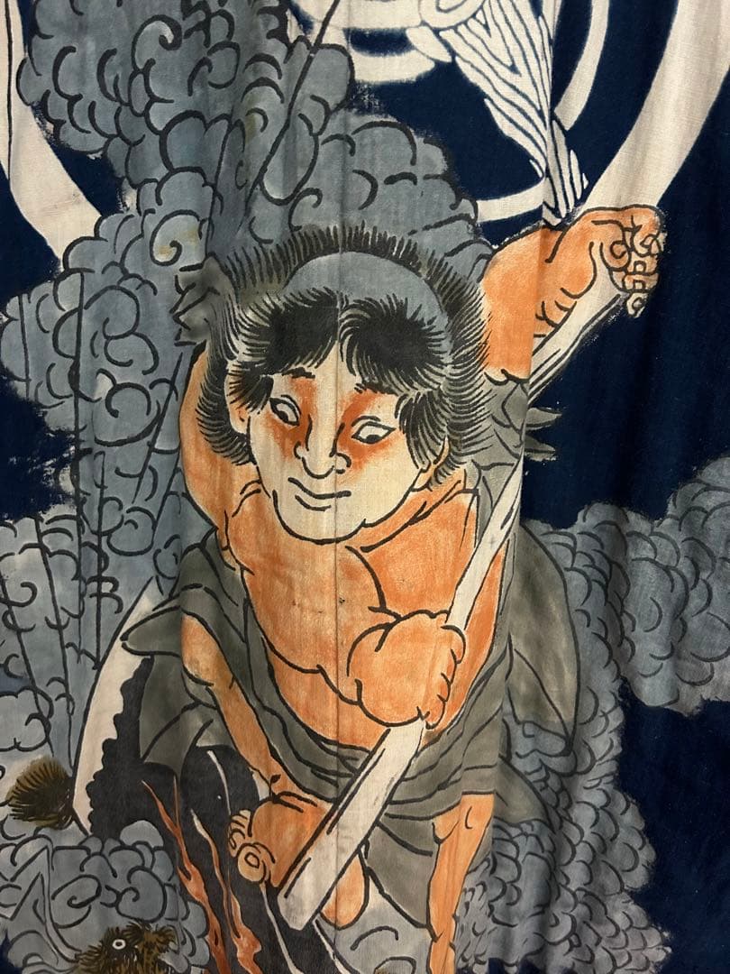 AKa7004江戸火消？半纏はんてん二番組？め組時代物 江戸時代 半纏