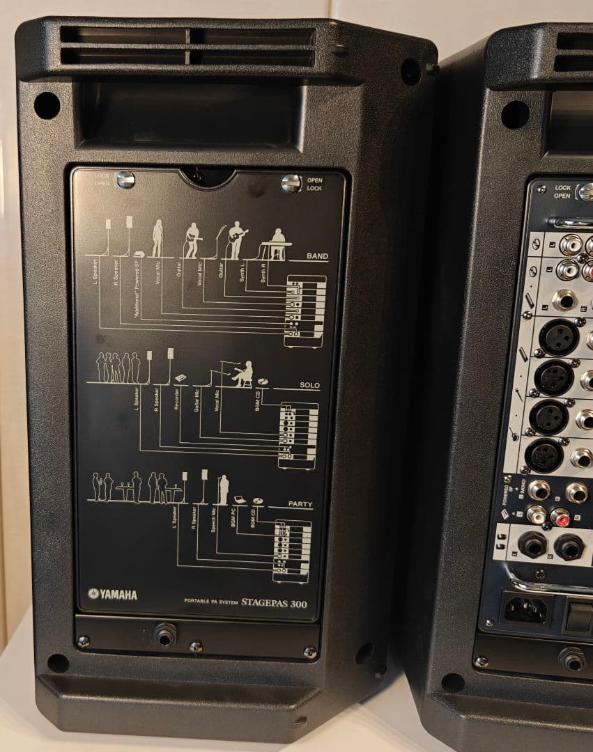 YAMAHA STAGEPAS 300 ポータブルPAシステム 純正専用ケース付