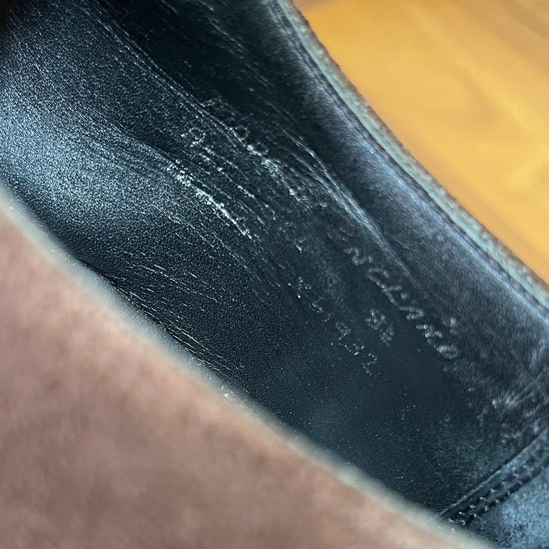 JOSERH CHEANEY ＆SONS ダークブラウン スエード　ブローグ