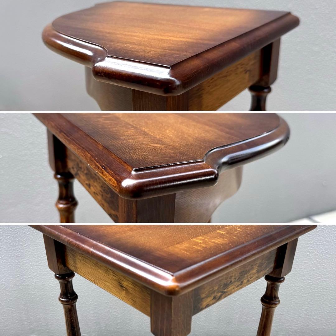 カリモク コロニアル コーナーラック アンティーク ビンテージ ラック