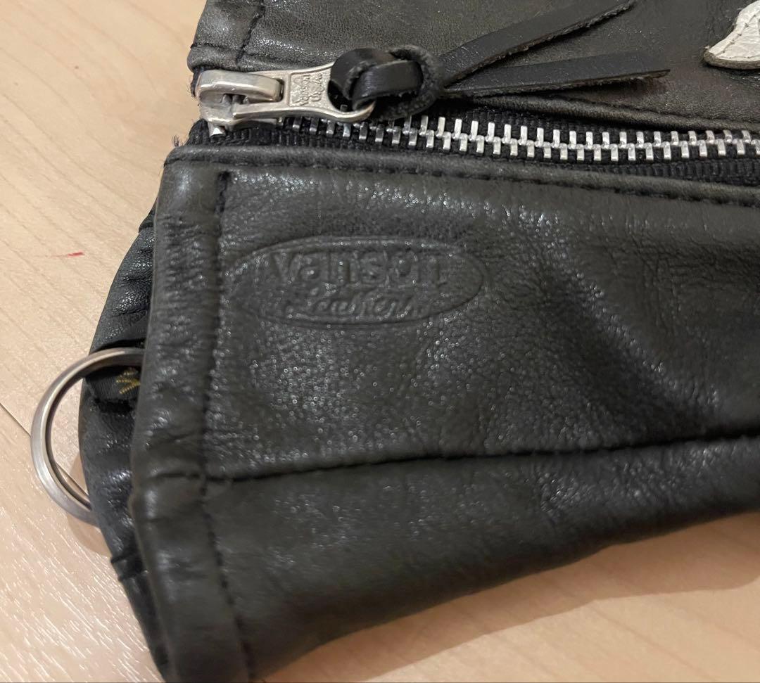 廃盤レア VANSON レザー グローブ S 骨