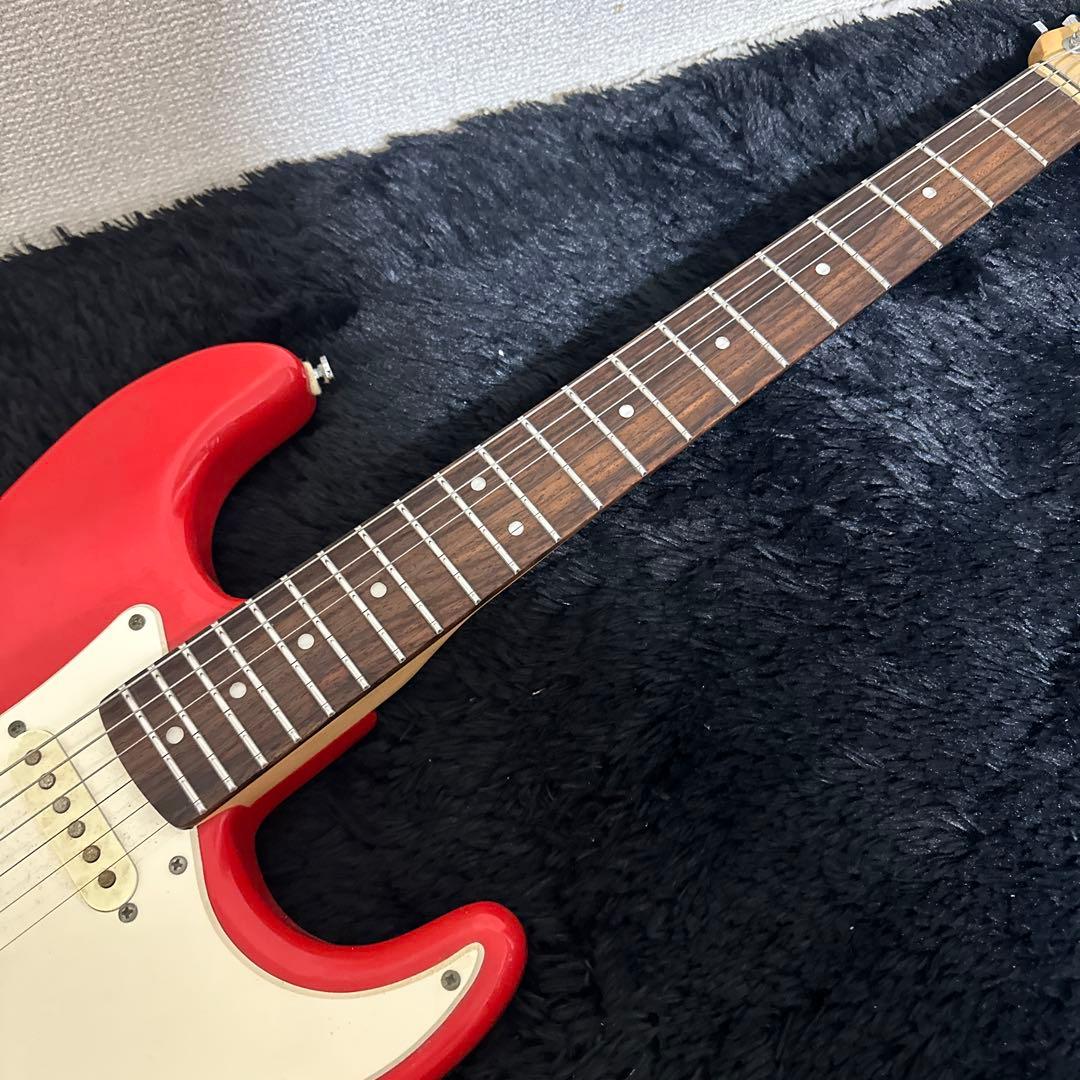 Squier Stratcaster エレキギター レッド ストラトキャスター