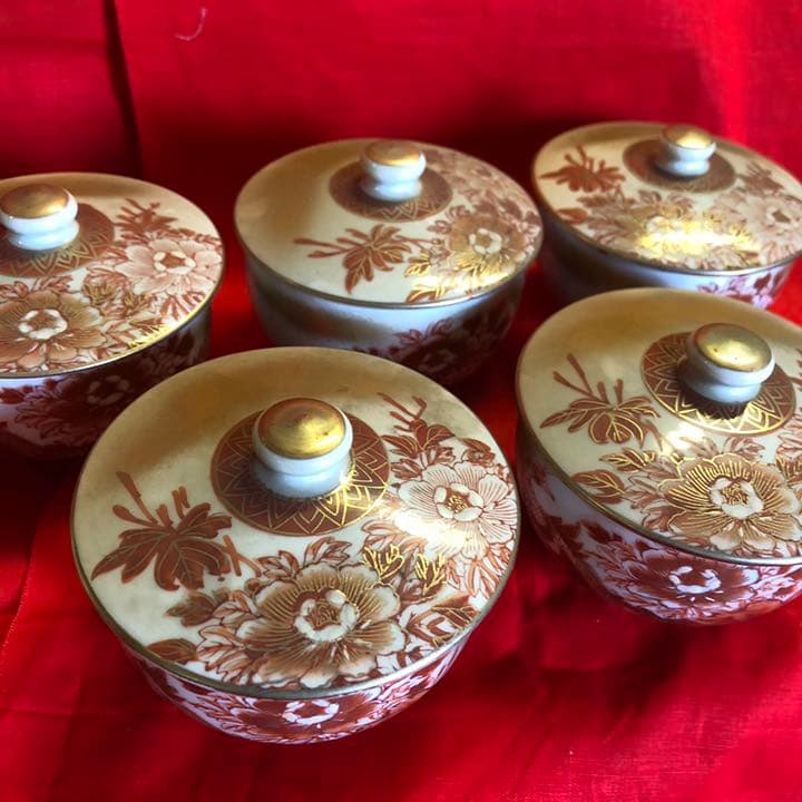 セール 九谷 松仙 茶器セット (外200)