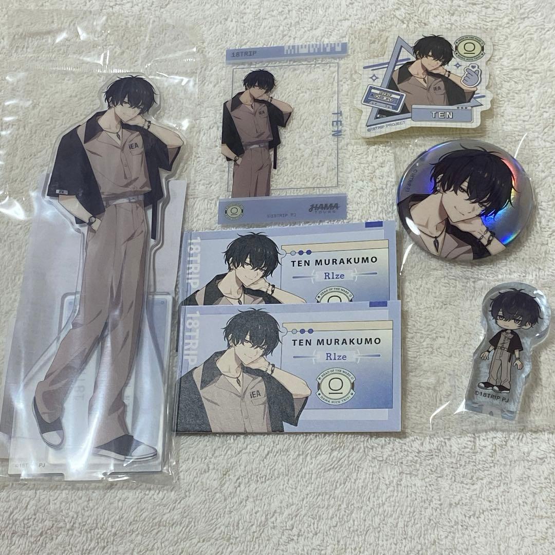 18TRIP エイトリ 叢雲添 オーロラ缶バッジ 64点セット