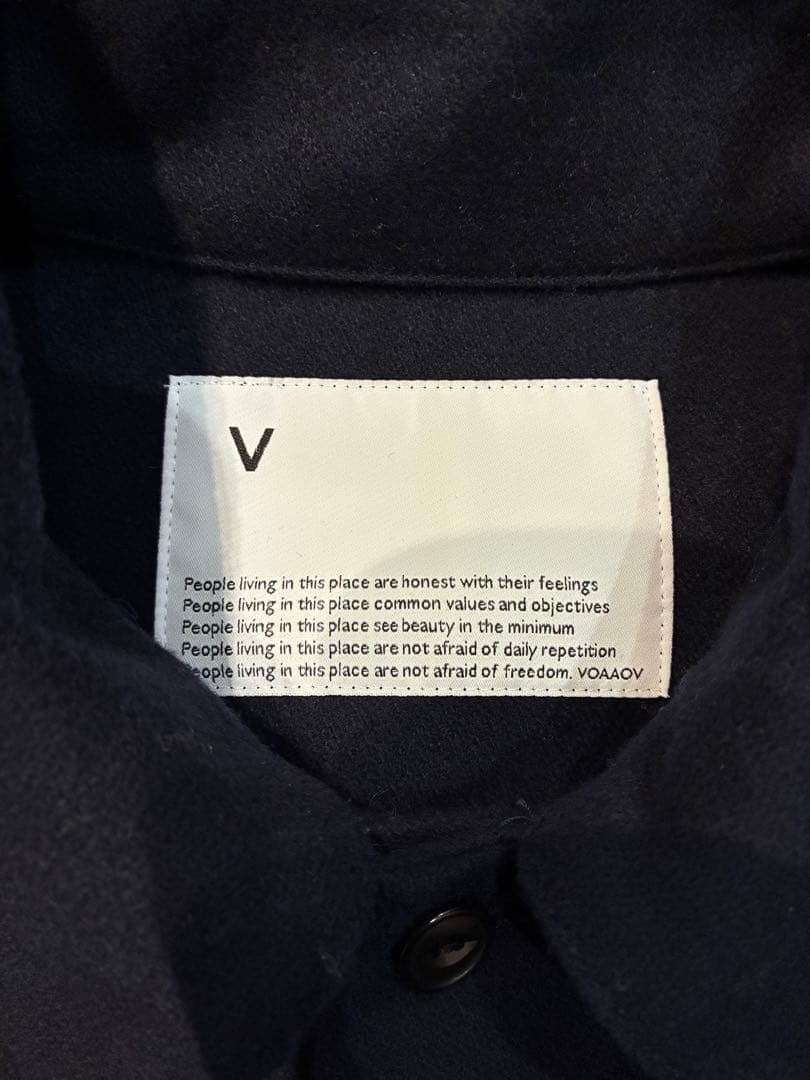 25AW VOAAOV リサイクルメルトンセットアップ】 オンライン