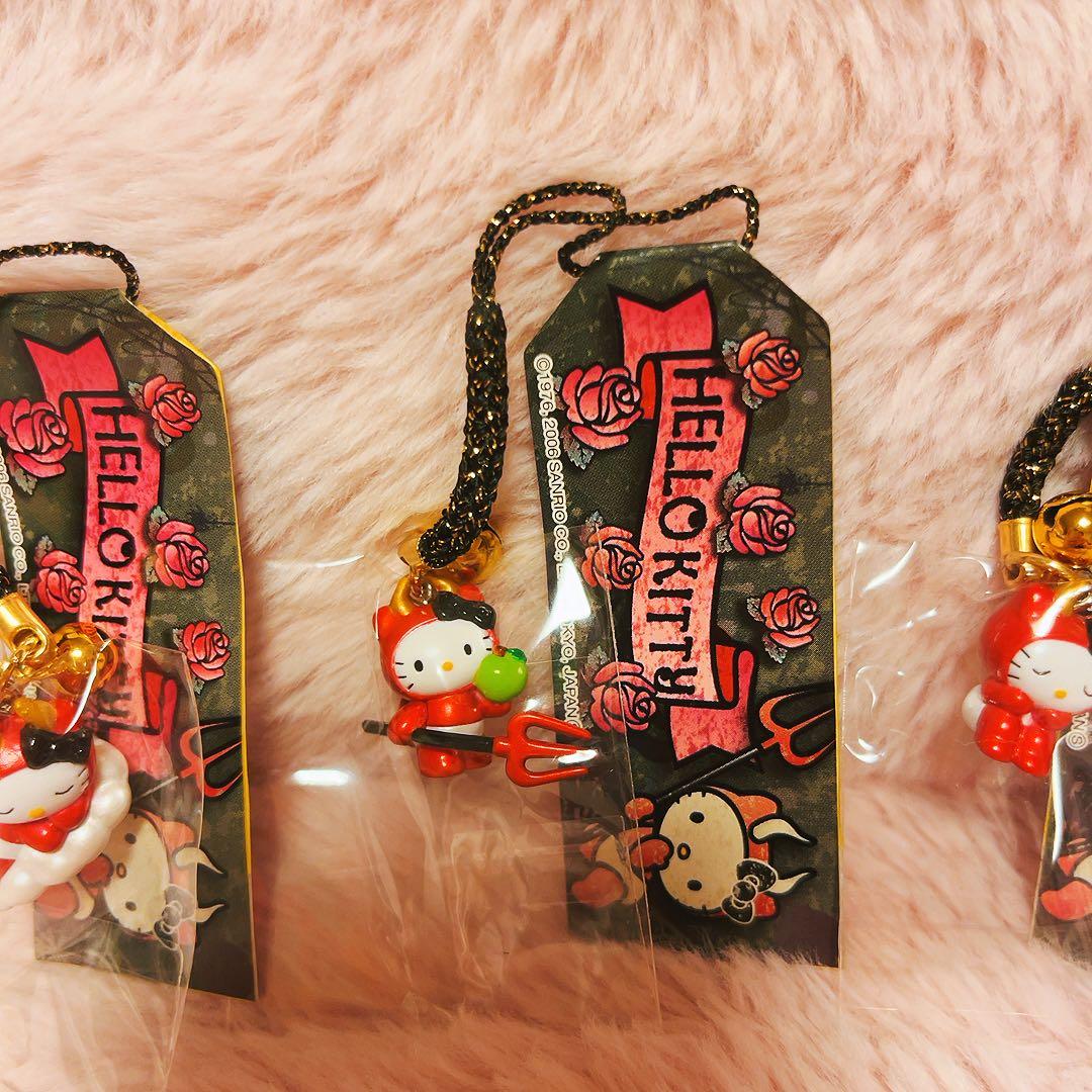 希少レア　ハローキティ　根付け　デビルシリーズ　2006 平成レトロ　サンリオ