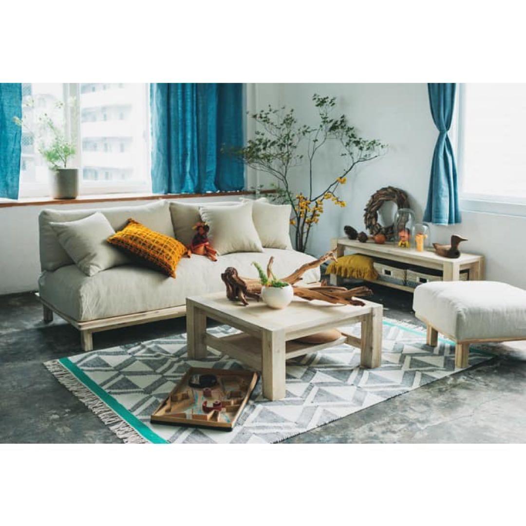 unico MANOAシリーズ ローテーブル W1200 ウニコunico マノアmanoa