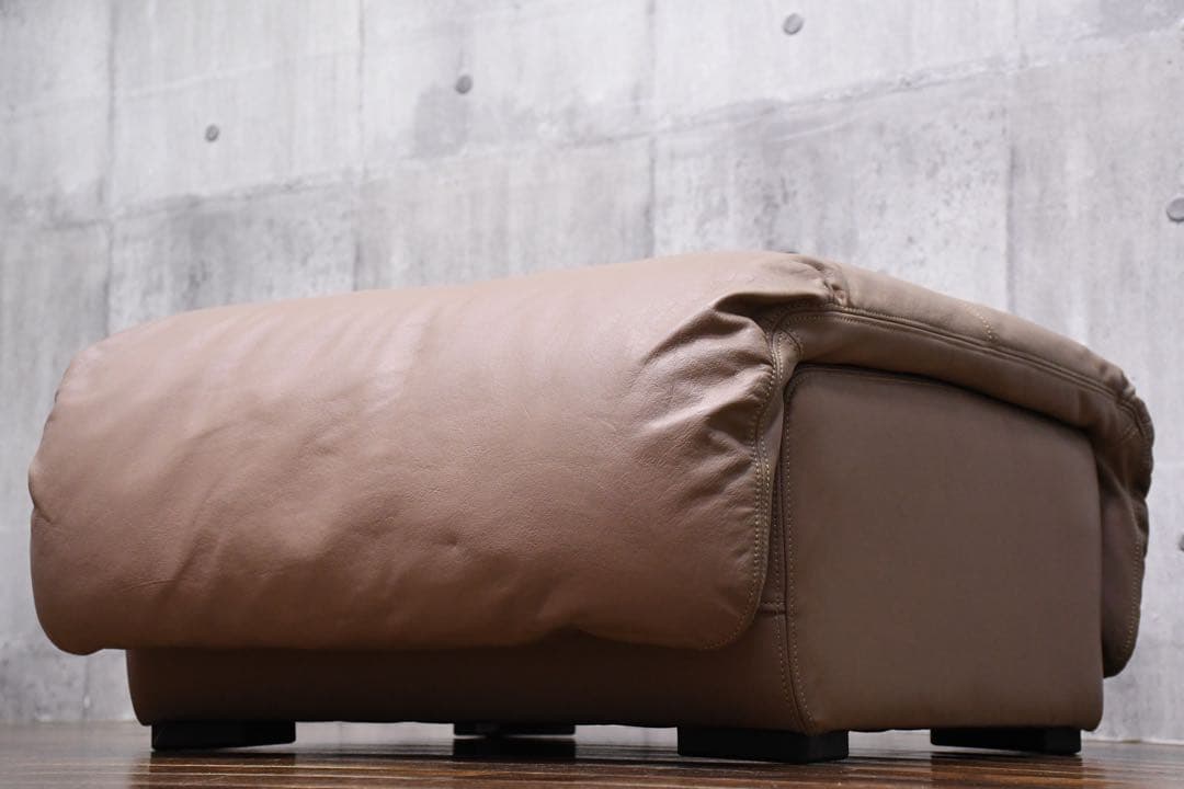 DLK150 maruni マルニ木工 レザー/本革張り オットマン スツール