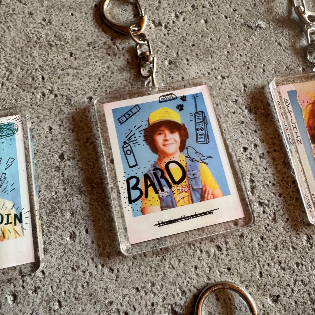 ストレンジャーシングス 落書きデザイン キーホルダー全6種類セット