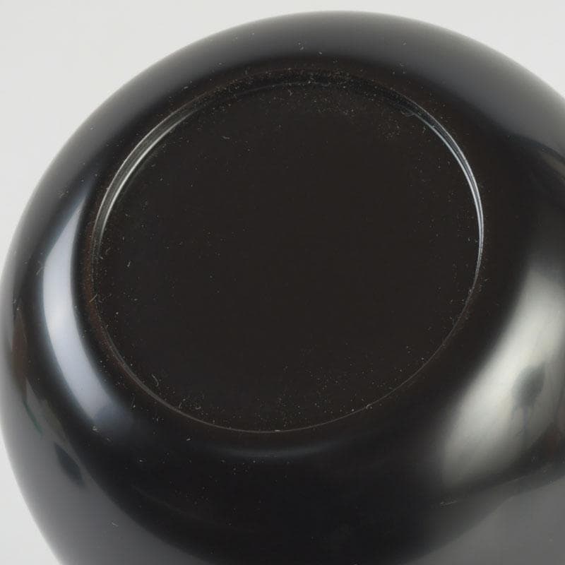 茶道具 山中塗 坂下雄峰作 黒中棗 共箱 V 9829 - メルカリ