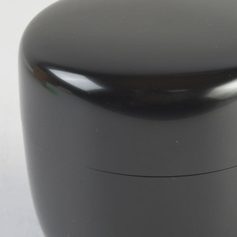 茶道具 山中塗 坂下雄峰作 黒中棗 共箱 V 9829 - メルカリ