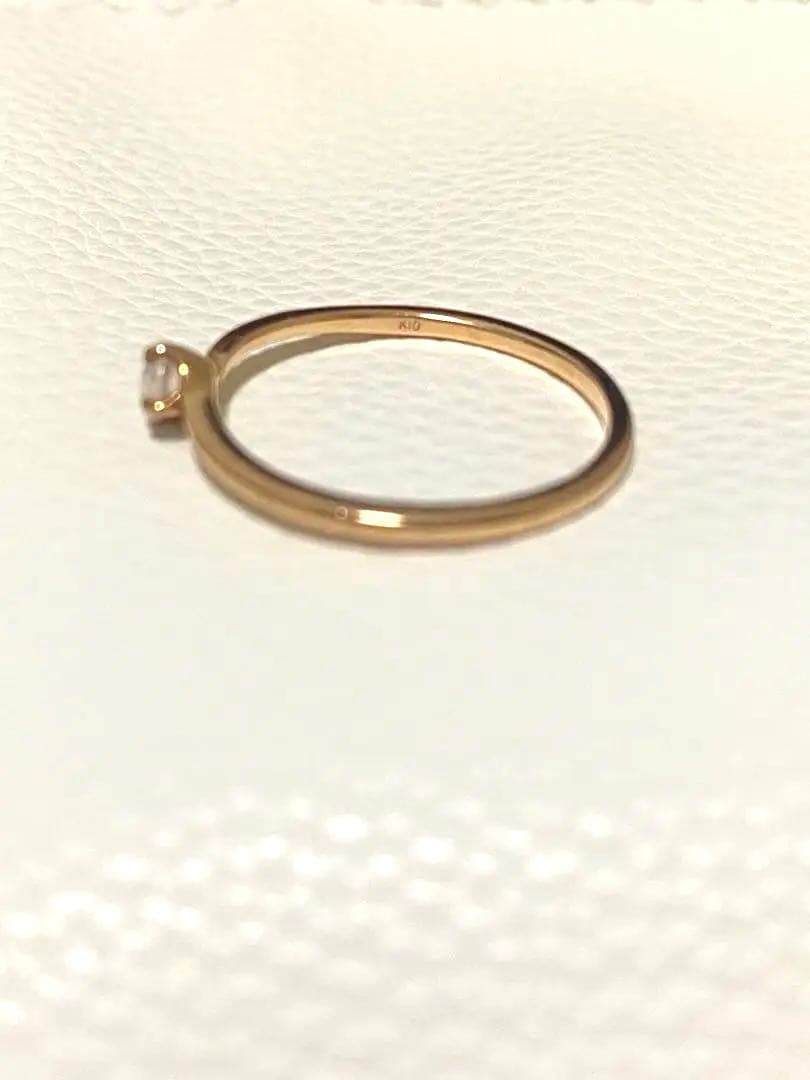 本日のみお値下げ美品サマンサティアラローズクォーツリングK10 PG 11号