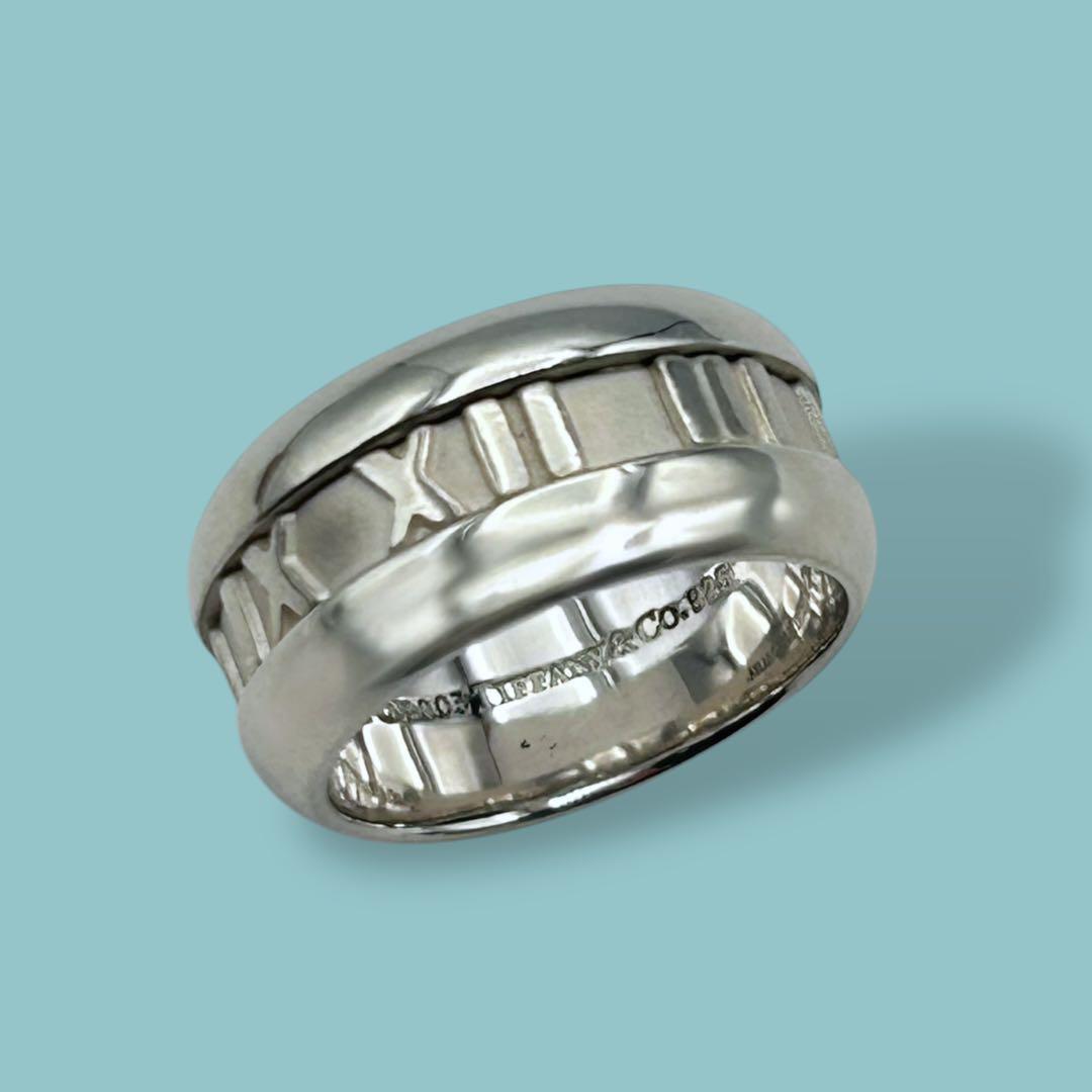 美品✴︎ TIFFANY&Co. アトラスリング　9号　SV925 永遠　イタリア