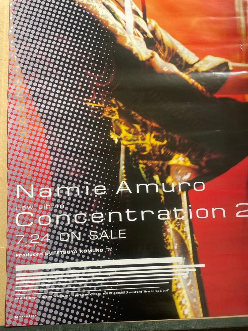 希少品　安室奈美恵ポスター　非売品　レア品　安室　アムロ　当時プロモーション用