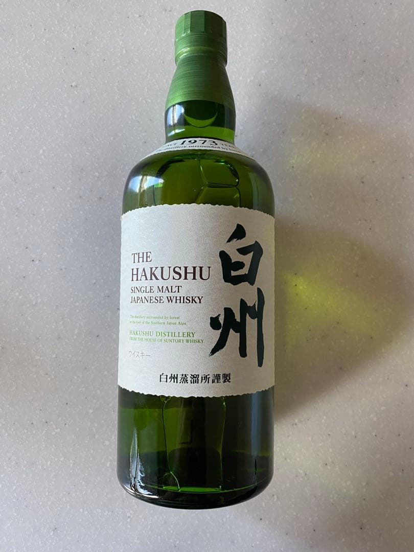 未開封】 白州 シングルモルトウイスキー 700ml 箱無 ラッピング袋付