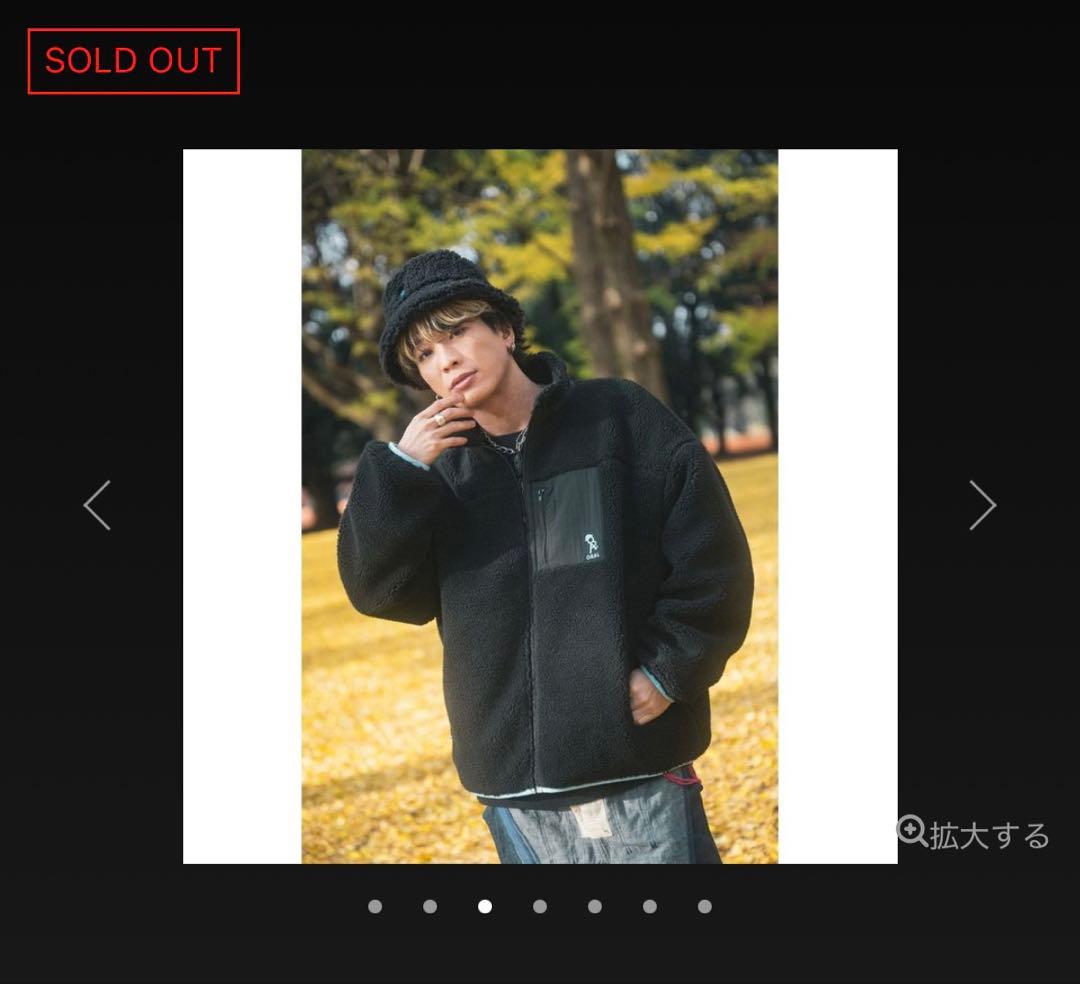 THE ORAL CIGARETTES もこもこボアブルゾン&もこもこボアハット