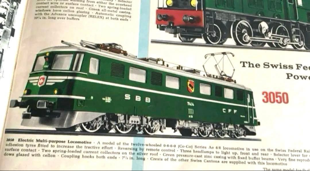 メルクリン HO 3050 スイス連邦鉄道 Ae6/6 完全稼働品 箱付 メルクリン