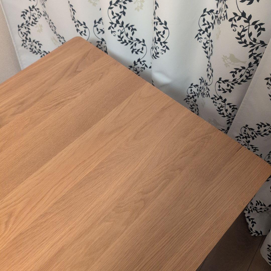 無印良品 ダイニングテーブル 幅130×奥行70×高さ65cm オーク