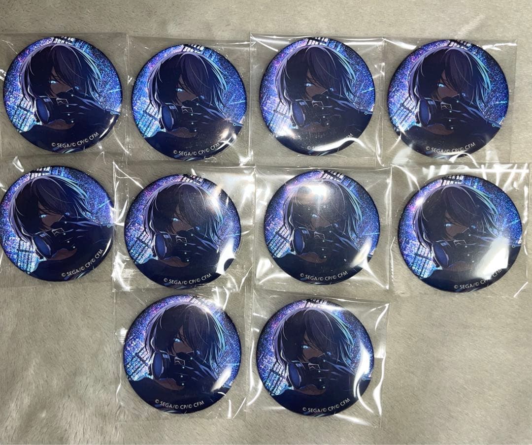 プロセカ 青柳冬弥 グリッター缶バッジ グリ缶 22B