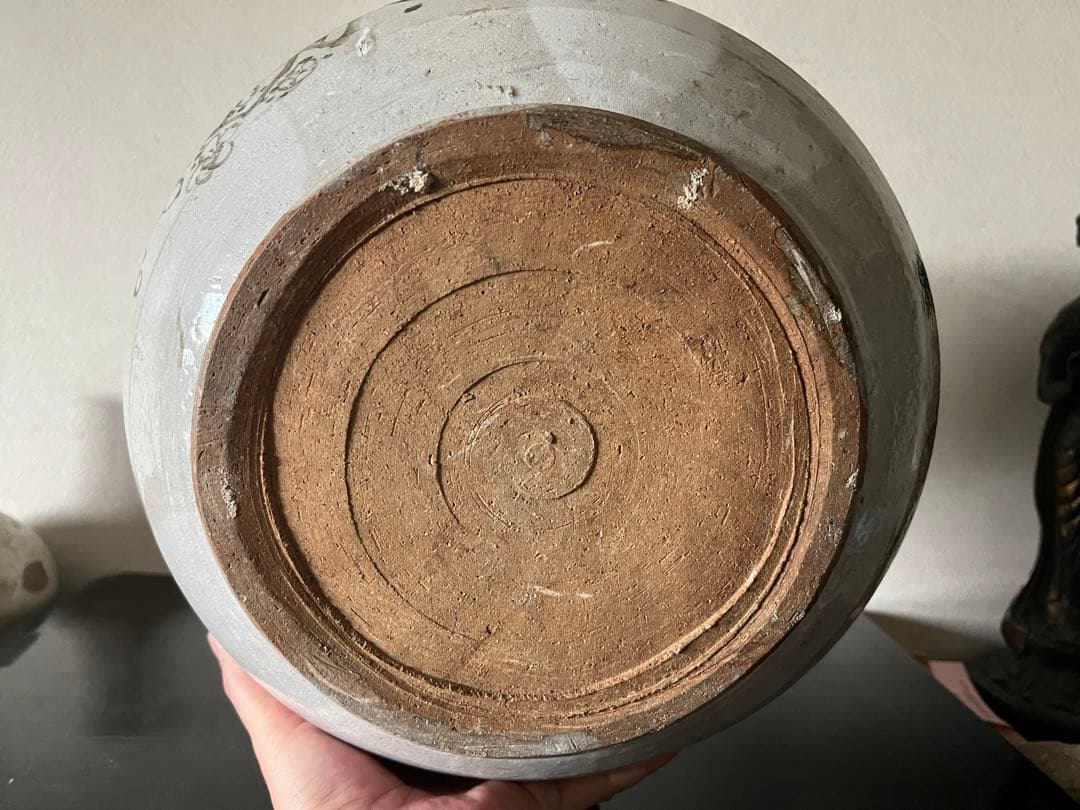 江戸時代 京焼 名工 青木木米 南画 漢詩 火鉢 骨董 古美術 ワイン