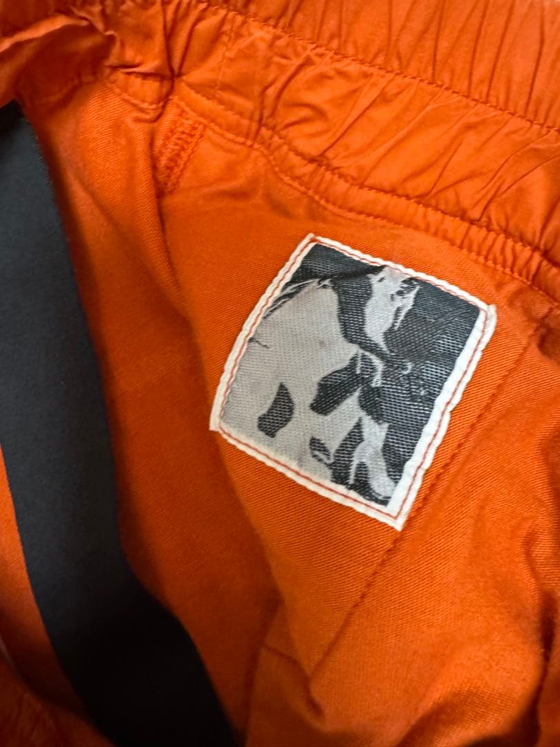 値下げ/Rick Owens DRKSHDW オレンジ サルエルパンツ S