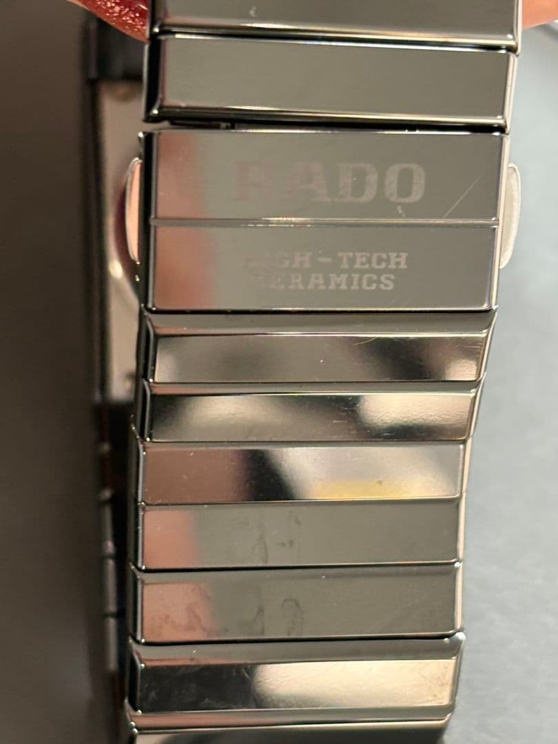 RADO jubila ブラック腕時計　ダイヤスター　不動