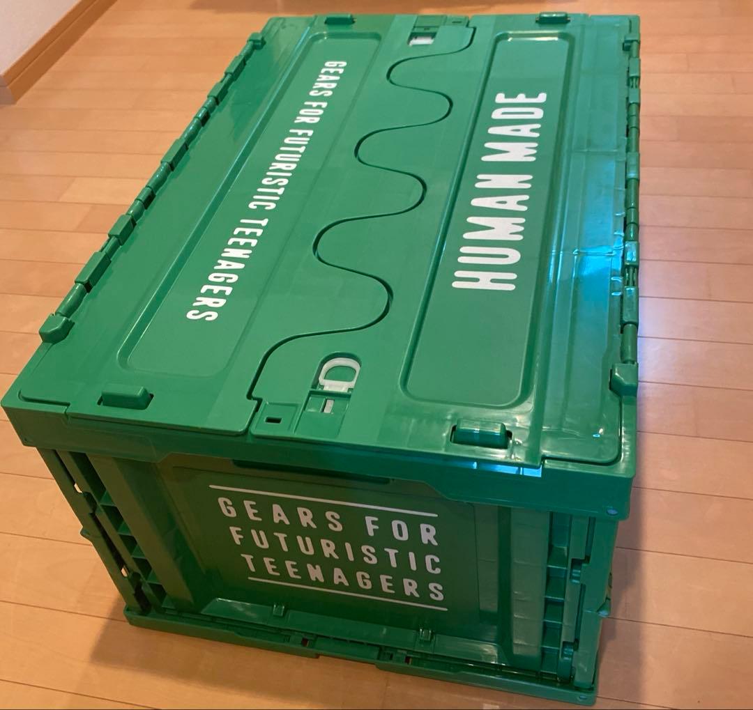 ヒューマンメイド 74L GREEN ロゴプリントコンテナ 限定 レアカラー