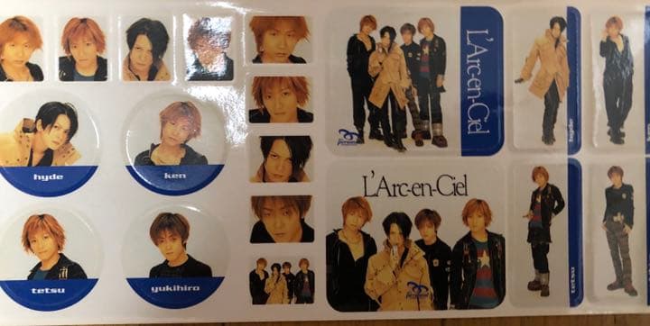 L'Arc〜en〜Ciel【NTTパーソナル関西】非売品ステッカー2種類 - メルカリ